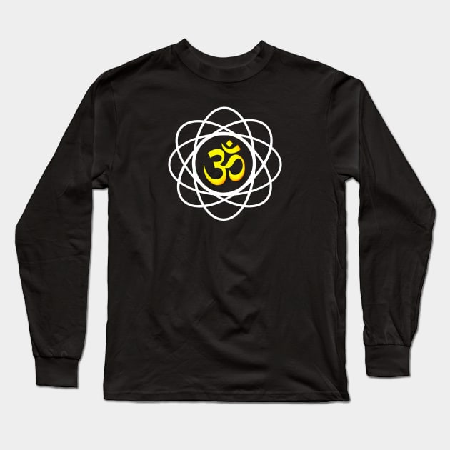 Om Symbol Aum sign Yoga Meditation Mantra Long Sleeve T-Shirt by PlanetMonkey